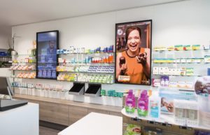 Pharmacy digital signage