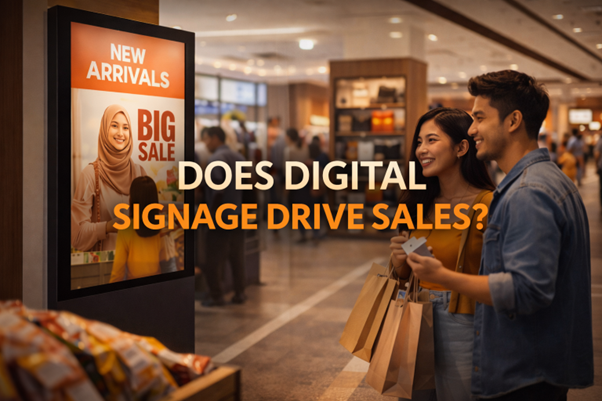 Digital signage doesnât drive sales